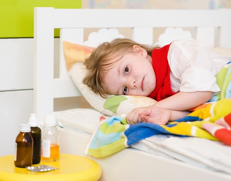 Особый подход: как помочь ребенку при простуде и гриппе. Фото